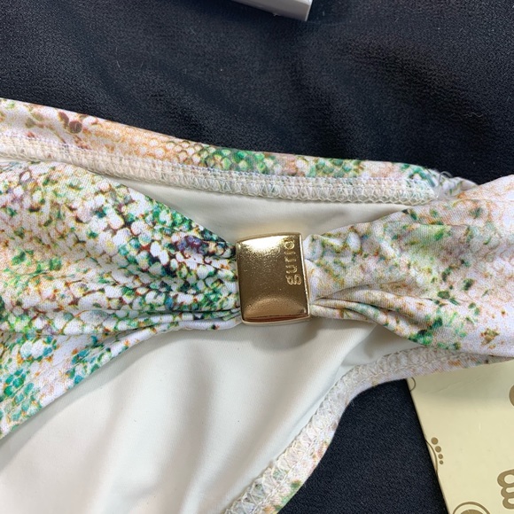 Guria Flip Full Bikini Bottom Green Snake Reptile - Picture 6 of 8